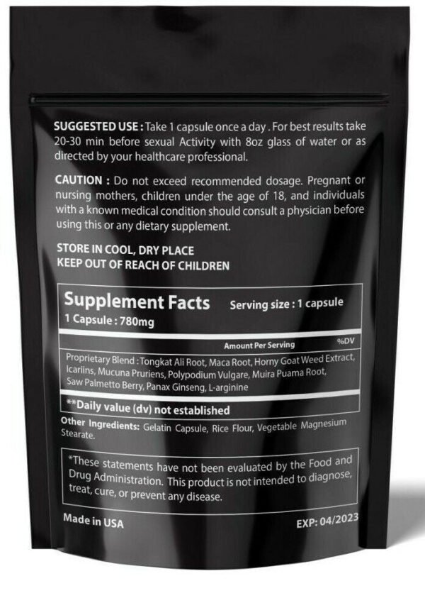 10 Pills - VENOM Male Enhancement Maximum strength Herbal sex pillsBUY 2 GET 1 FREE