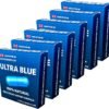 6 x Ultra Blue High Strength Tablets, 100% Herbal Blue Pill Supplement.