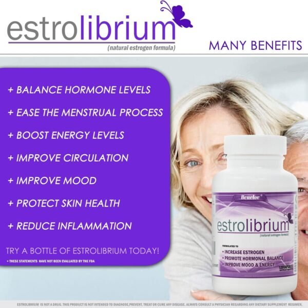 Female estrogen supplement promotes hormonal balance, helps increase sexual 120 CAPS