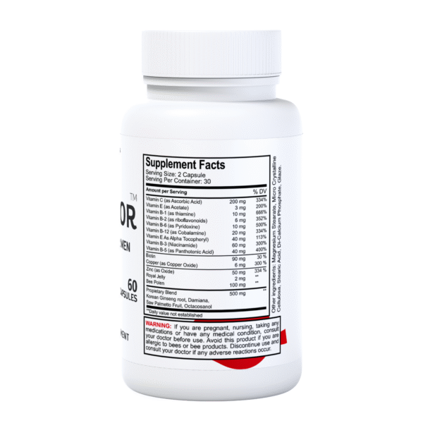 HALLVIGOR Men - Strongest Male Enhancement - Testosterone Men - Booster - 60 Ca