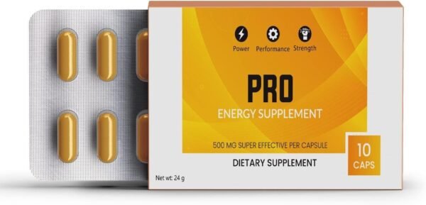 10x500mg Gold Capsules for Men - High Strength Performance, Powerful, Fast Acting & Long Lasting Results | Enhancing Male Stamina & Endurance Booster Supplements