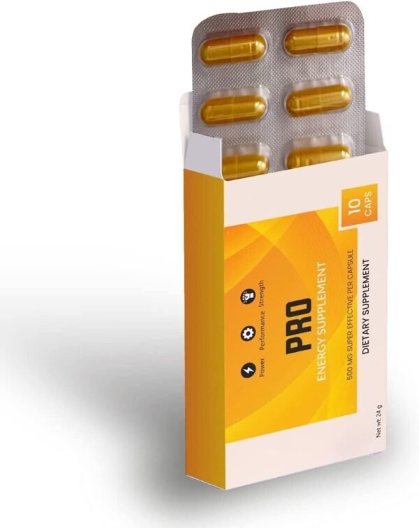 10x500mg Gold Capsules for Men - High Strength Performance, Powerful, Fast Acting & Long Lasting Results | Enhancing Male Stamina & Endurance Booster Supplements