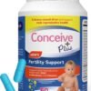 Conceive Plus Fertility Supplements for Men - Optimal Sperm Count & Motility - Maca, L-Arginine, Zinc, Folate Folic Acid & Magnesium - Conception Vitamins for Men, 60 Capsules, 30 Day Supply