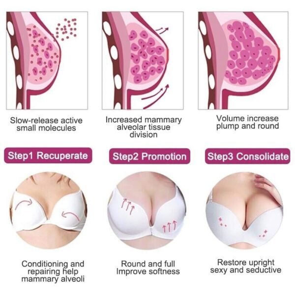 Bigger Breasts Enlargement Cream, Estrogen Enzymes for Bigger Bust, Bigger Boobs