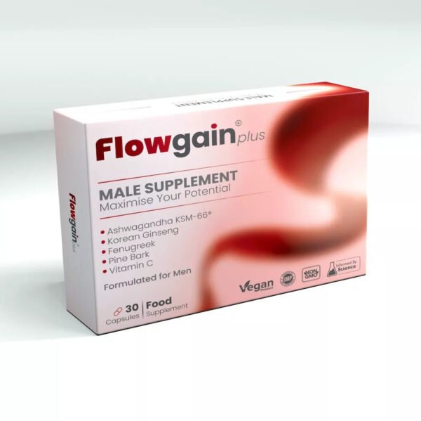 Flowgain Male Supplement Pills for Men. BIG PACK 30pcs - UK ⭐️⭐️⭐️⭐️⭐