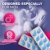 Blue Cock-a-Too V Plus 100mg Strong & Powerful for Confident Performer, Maximum Duration - 100% Herbal Supplement | Fast Acting Energy and Stamina (Ginseng Tablets) Made in UK, Pack of 10 (10)