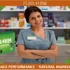 FUEL4HIM - New Stronger for Longer Formula for Men - Ultra Strong Performance Enhancing Pills, Stamina Endurance Booster Blue Supplement Pills for Men - 10 Ginseng Capsules 700MG